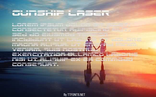 Gunship Laser example