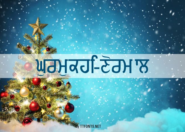 Gurmukhi-Normal example