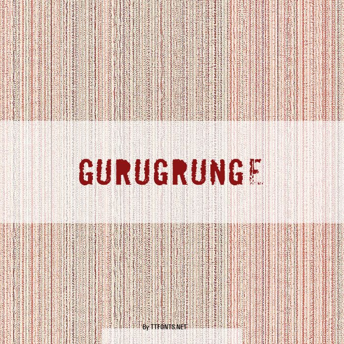 GuruGrunge example