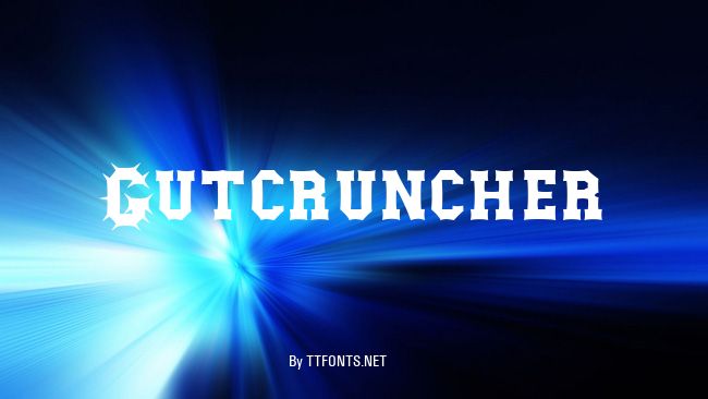 Gutcruncher example