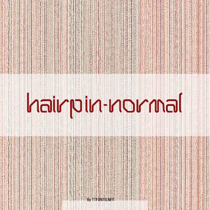 Hairpin-Normal example