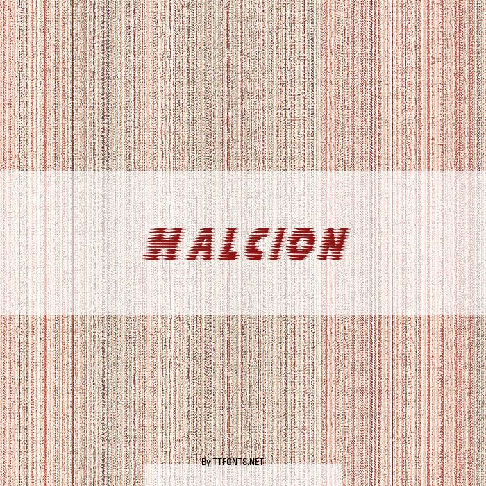 Halcion example