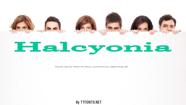 Halcyonia example