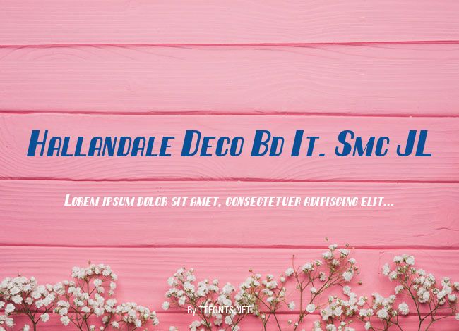 Hallandale Deco Bd It. Smc JL example