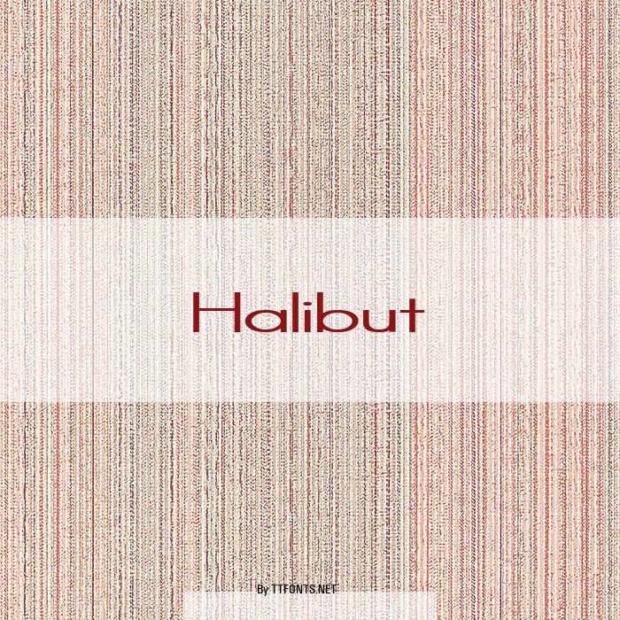 Halibut example