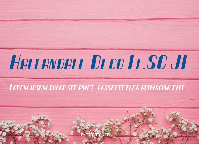 Hallandale Deco It.SC JL example