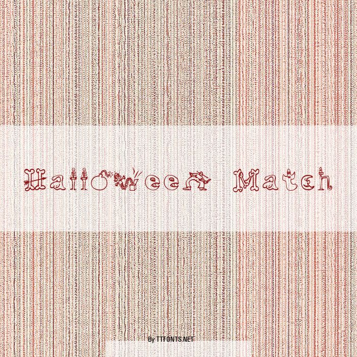 Halloween Match example