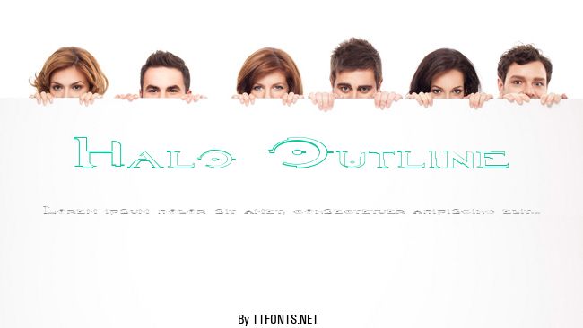 Halo Outline example