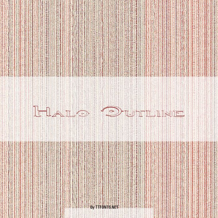 Halo Outline example