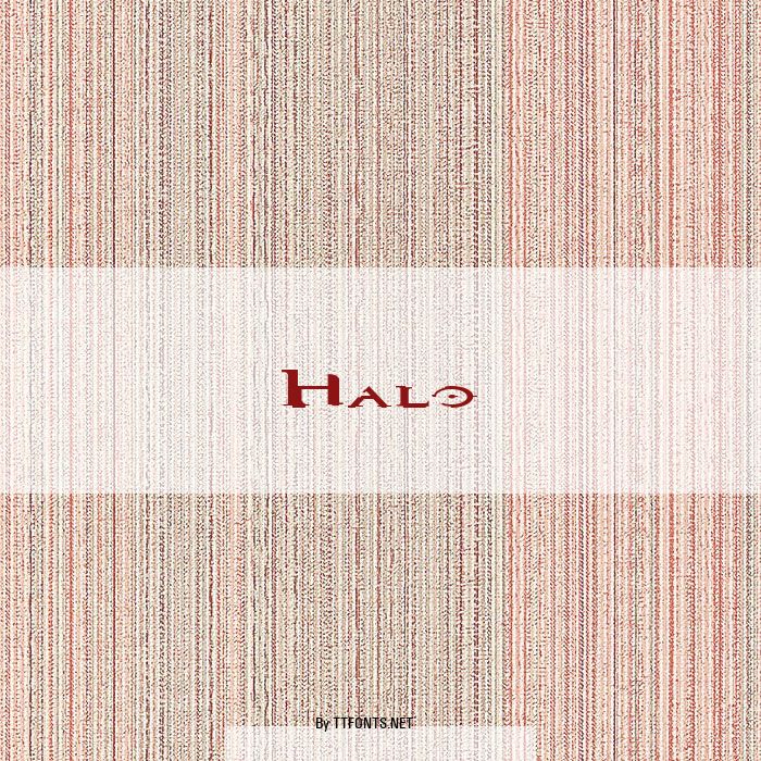 Halo example