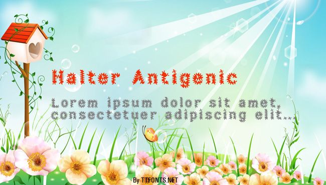 Halter Antigenic example