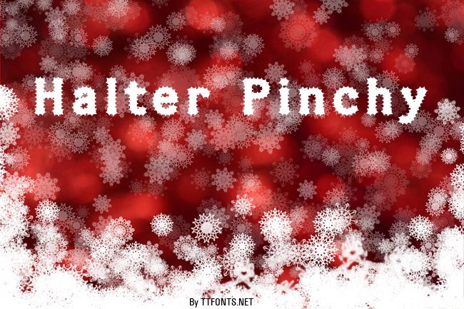 Halter Pinchy example