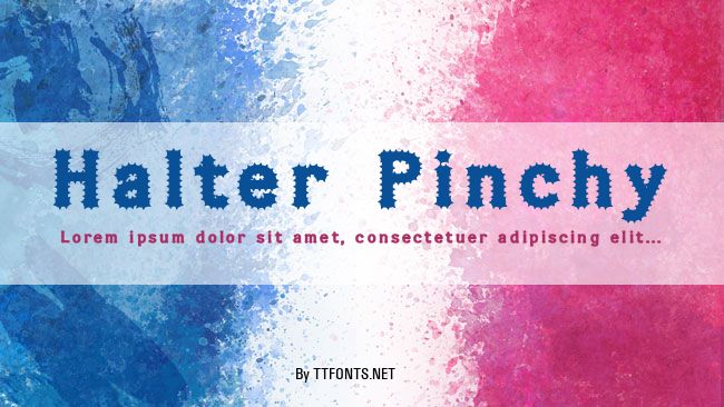 Halter Pinchy example