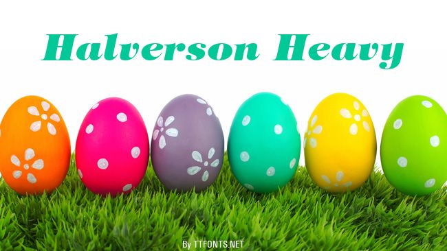 Halverson Heavy example