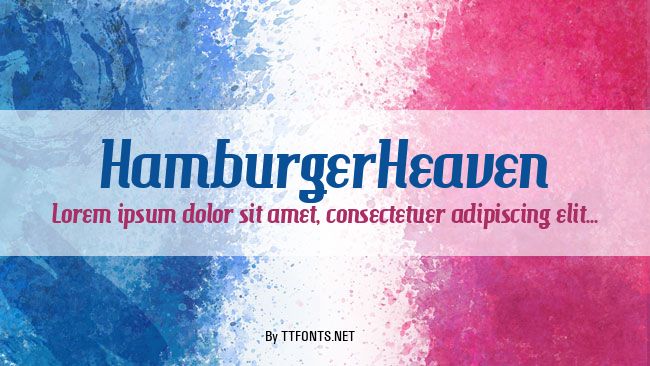 HamburgerHeaven example