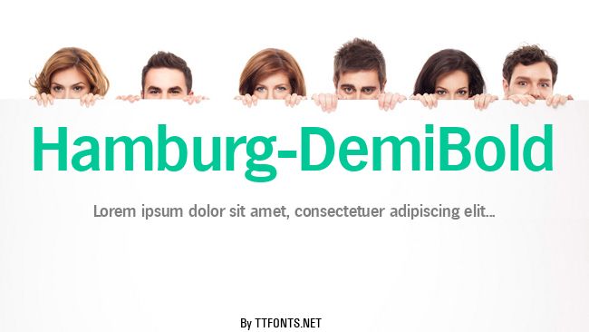 Hamburg-DemiBold example