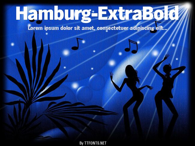 Hamburg-ExtraBold example