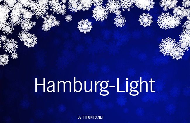 Hamburg-Light example