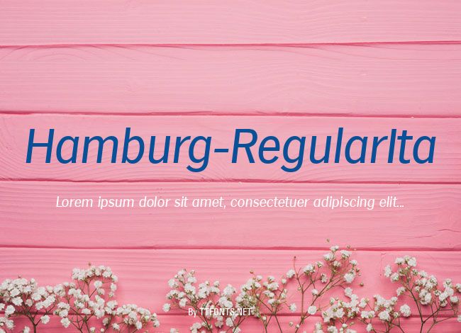 Hamburg-RegularIta example