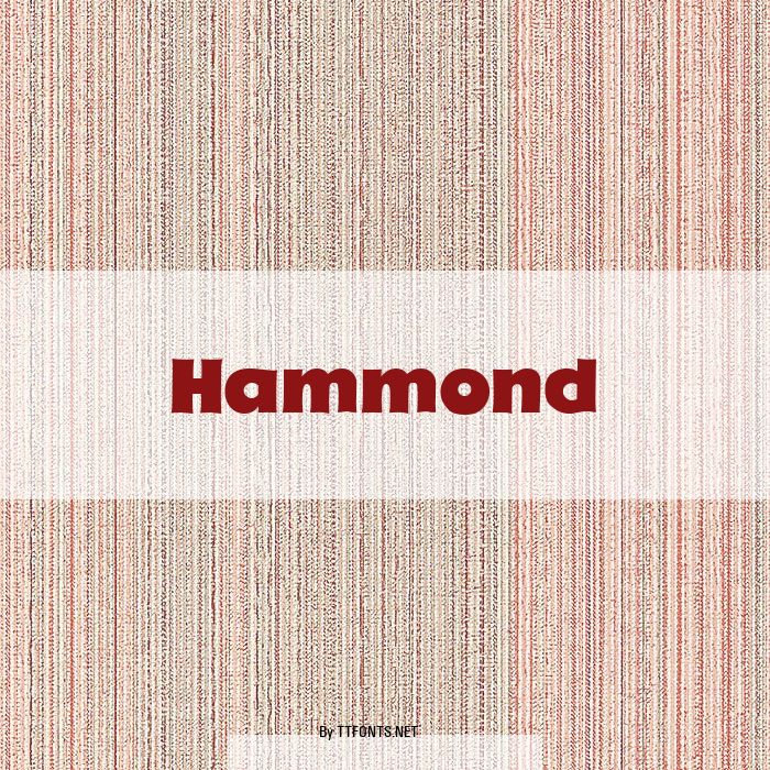 Hammond example