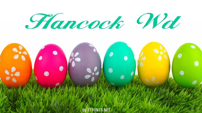 Hancock Wd example