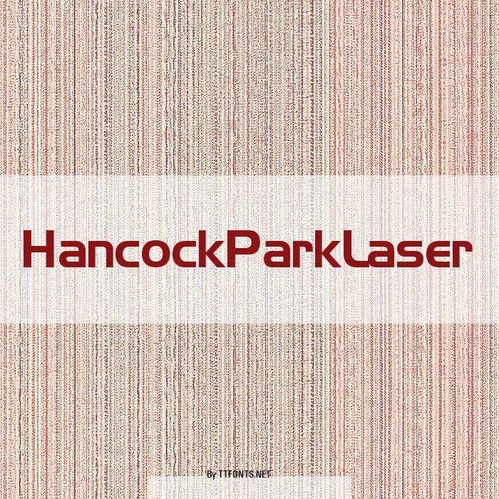 HancockParkLaser example