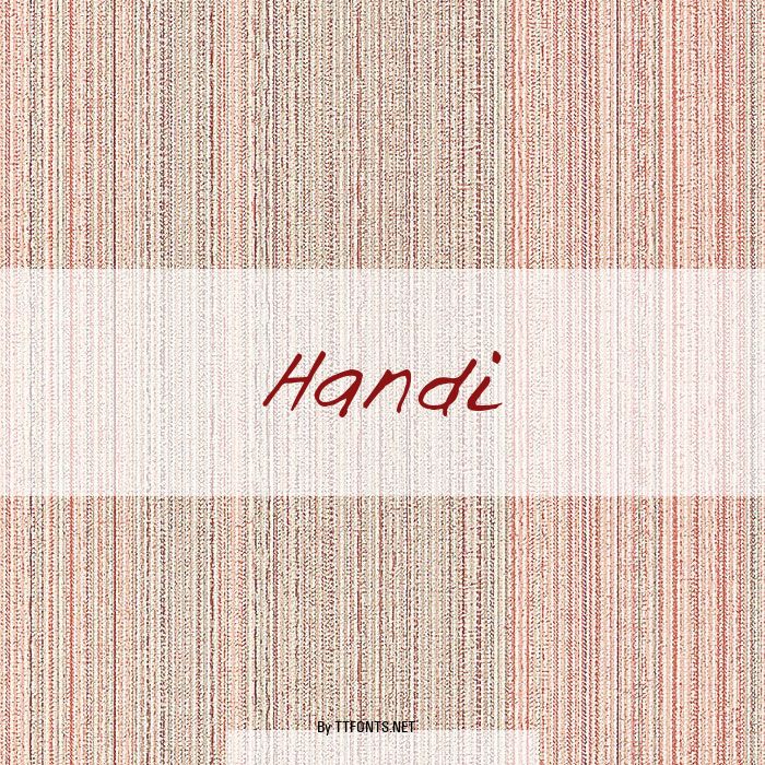 Handi example