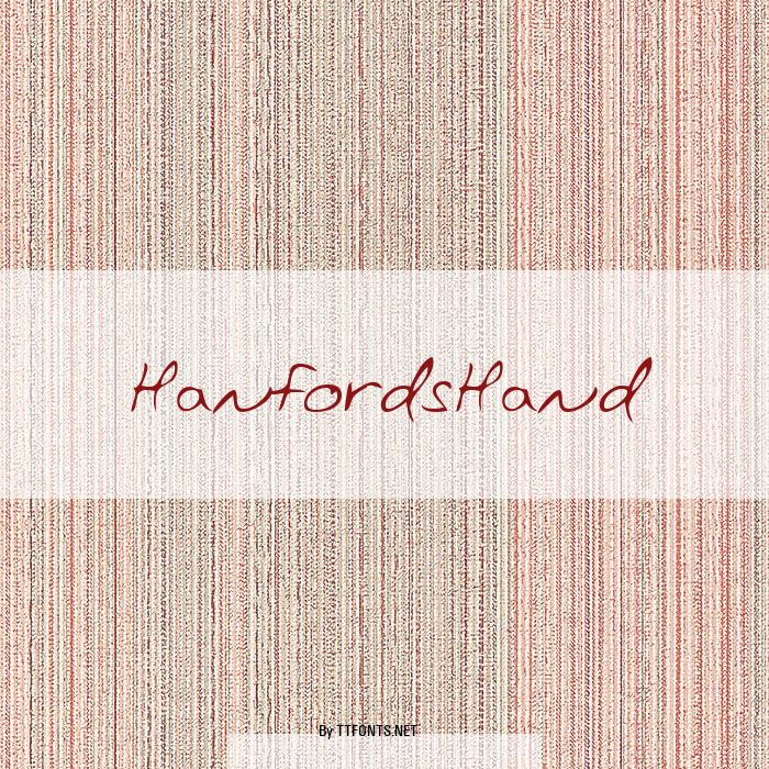 HanfordsHand example