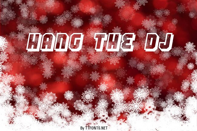 Hang the DJ example