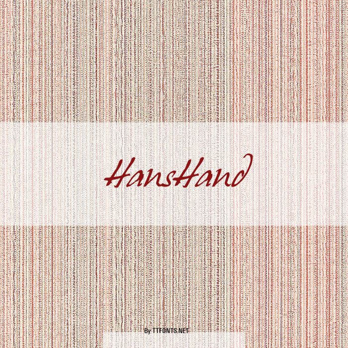 HansHand example