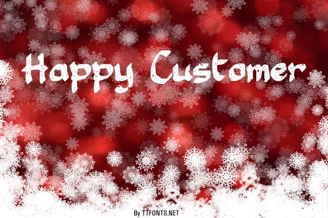 Happy Customer example