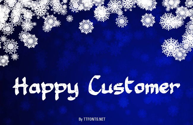 Happy Customer example