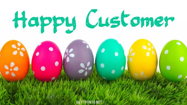 Happy Customer example