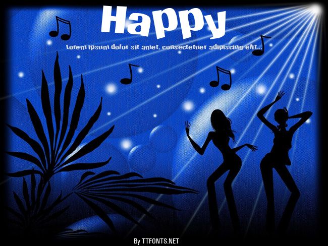 Happy example