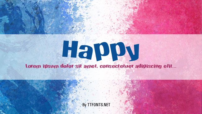 Happy example