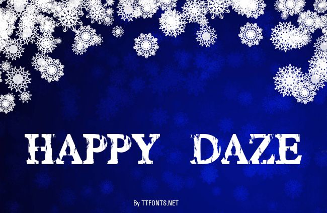 HAPPY DAZE example