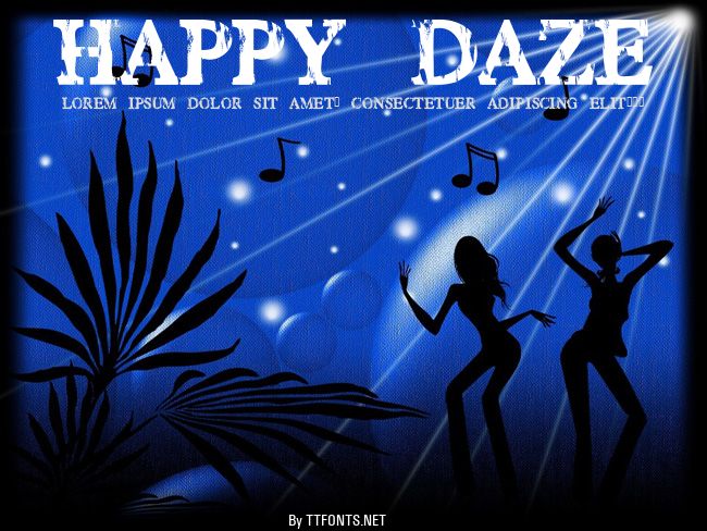 HAPPY DAZE example