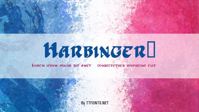 Harbinger! example