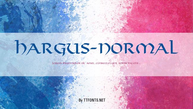 Hargus-Normal example