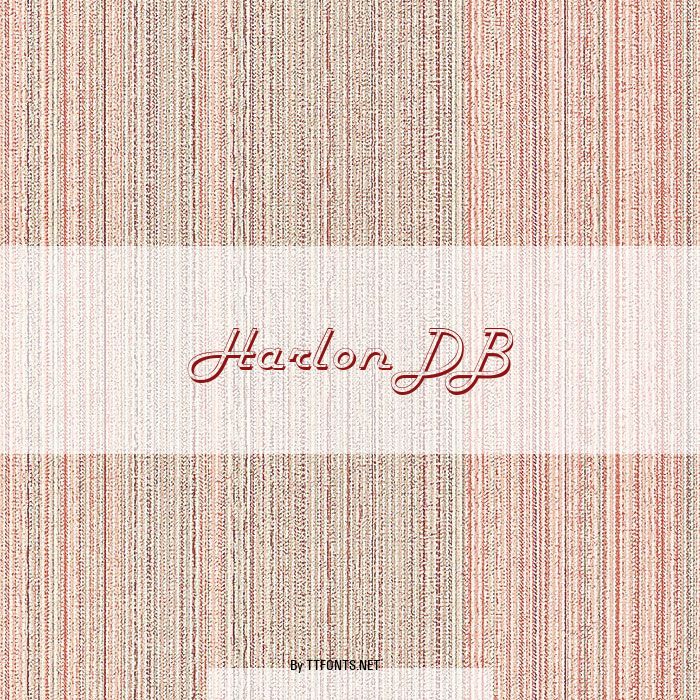 HarlonDB example