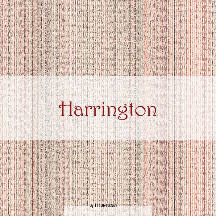 Harrington example