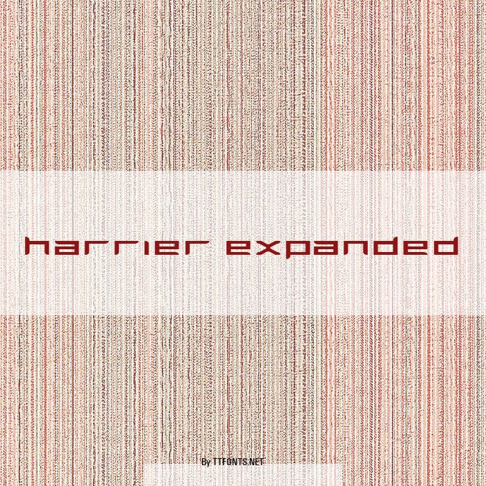 Harrier Expanded example