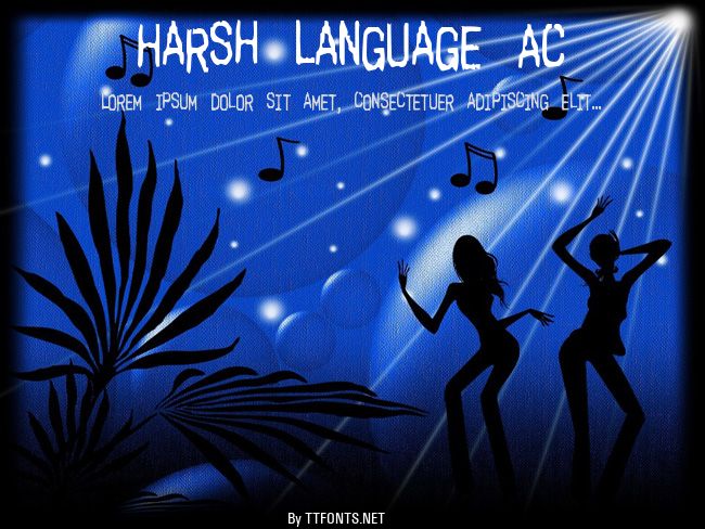 Harsh language AC example