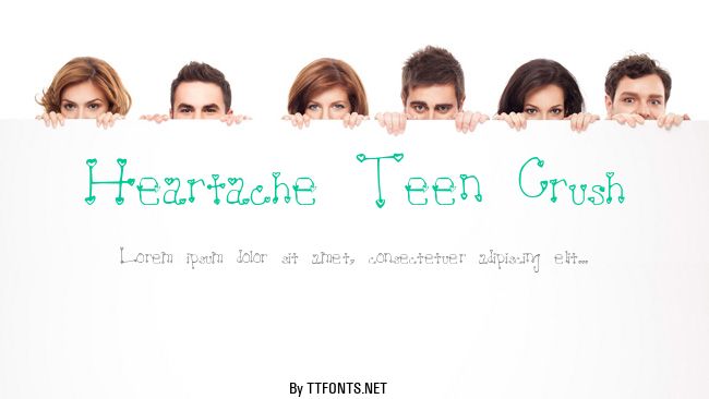 Heartache Teen Crush example