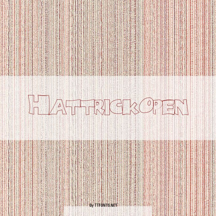 HattrickOpen example