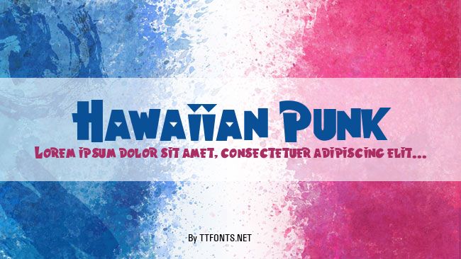Hawaiian Punk example