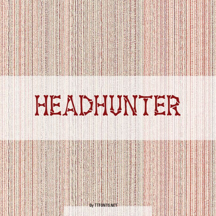 Headhunter example