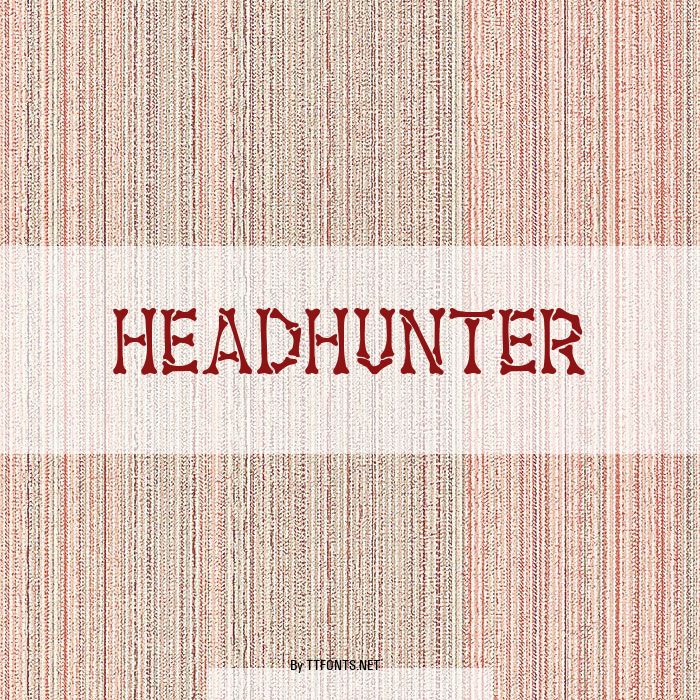 Headhunter example
