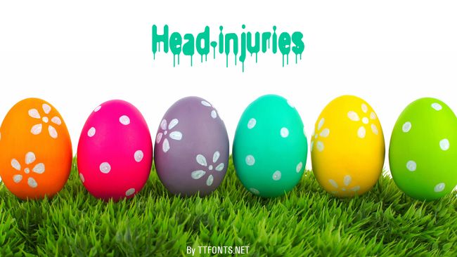 Head-injuries example