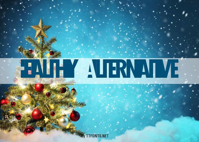Healthy Alternative example